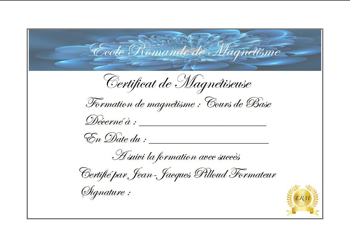 certificat